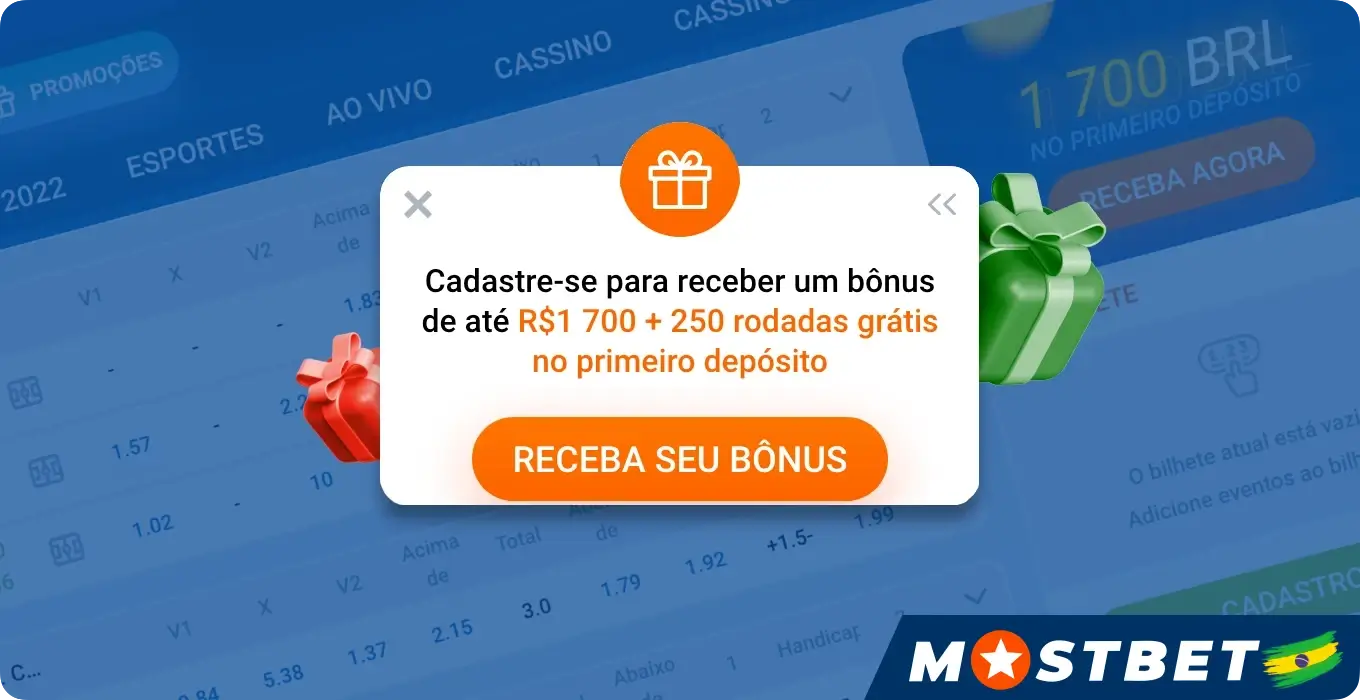 Apostas em esportes e eSports (com Acumuladores de odds de 1,40 ou mais)